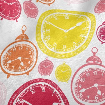 Childlike Twisted Clock Minky