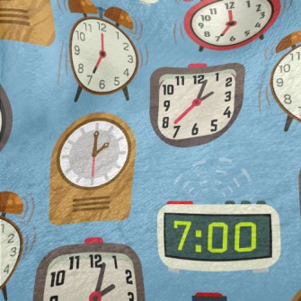 Various Small Alarm Clocks Minky