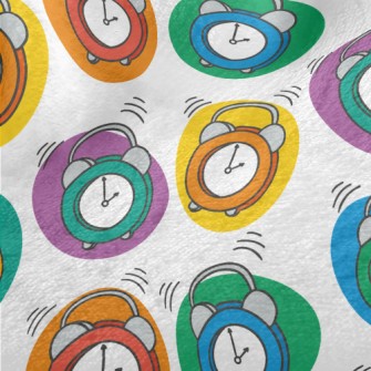 Colorful Little Alarm Clock Minky
