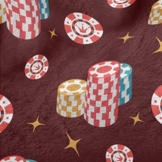 Three Color Crown Chips Minky