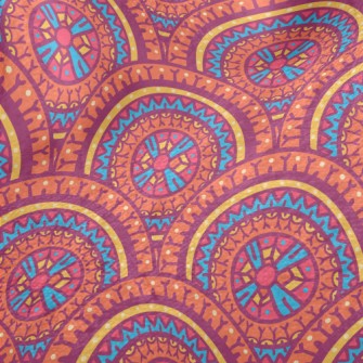 Kaleidoscope Of Cute Flowers Minky