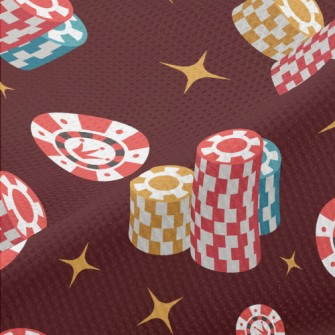 Three Color Crown Chips Piqué