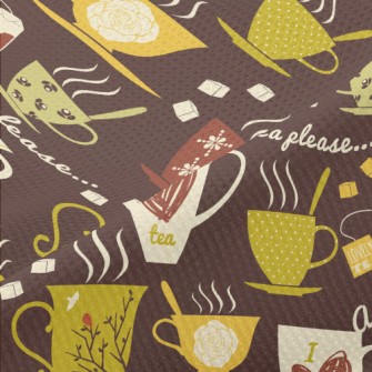Fragrant And Delicious Coffee Piqué
