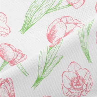 Tulips In Bloom Piqué