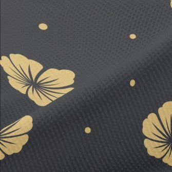 Classic Elegant Yellow Flower Piqué