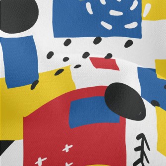 Large And Small Rectangles Lightweight Performance Linen