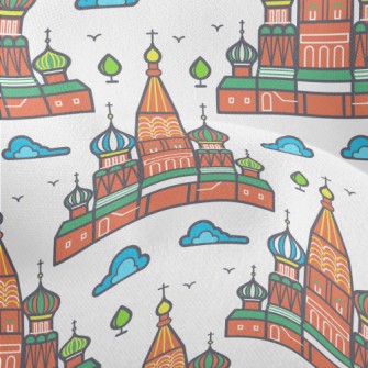 Magical Russian Castle Lightweight Performance Linen