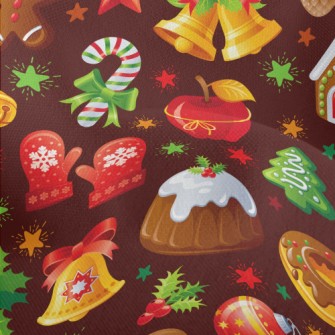 Christmas Turkey Dinner Lightweight Performance Linen