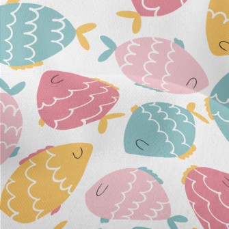 Cute Colorful Fish Lightweight Performance Linen