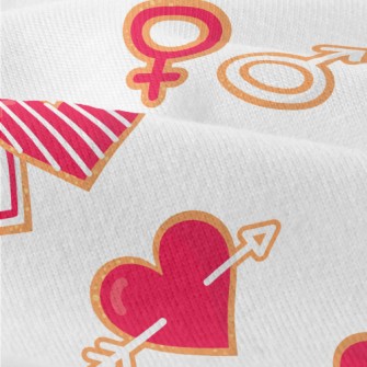 Love Wings Red Lips Modern Jersey