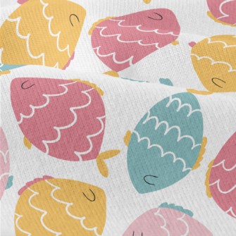 Cute Colorful Fish Modern Jersey
