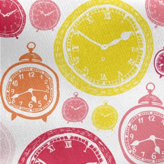 Childlike Twisted Clock Jersey Backed Fleece