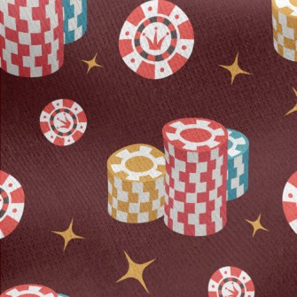 Three Color Crown Chips Jersey Backed Fleece