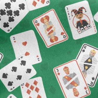 Character Pak Cards Jersey Backed Fleece