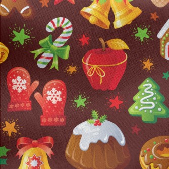 Christmas Turkey Dinner Jersey Backed Fleece