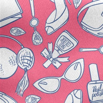 Women Cosmetic Bags Jersey Backed Fleece