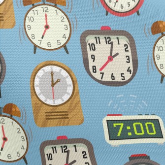 Various Small Alarm Clocks Pongee