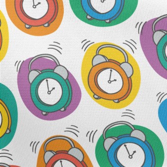 Colorful Little Alarm Clock Pongee