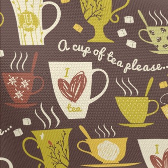 Fragrant And Delicious Coffee Pongee
