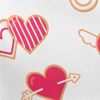 Love Wings Red Lips Pongee