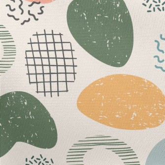 Abstract Large And Small Round Pongee