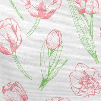 Tulips In Bloom Pongee