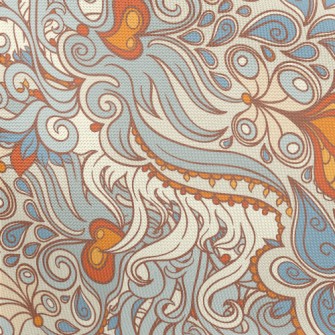 Gorgeous Water Drop Pattern Pongee