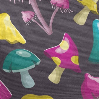 Magic Poison Mushroom Pongee