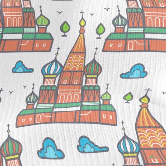 Magical Russian Castle Stretch Jersey