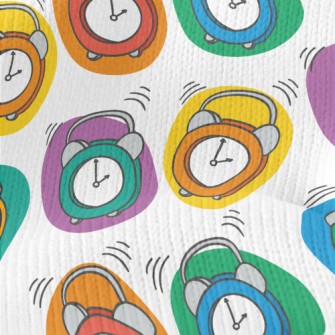 Colorful Little Alarm Clock Stretch Jersey