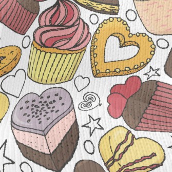 Delicious Shaped Cakes Stretch Jersey