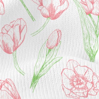 Tulips In Bloom Stretch Jersey