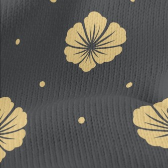 Classic Elegant Yellow Flower Stretch Jersey