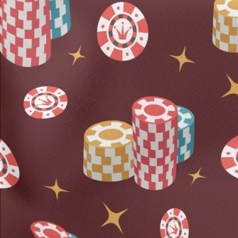 Three Color Crown Chips Lightweight Cotton Poplin