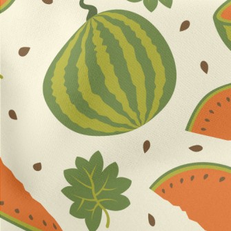 Big Mac Watermelon Lightweight Cotton Poplin