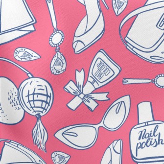 Women Cosmetic Bags Lightweight Cotton Poplin