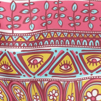 Childlike Ethnic Style Lightweight Cotton Poplin