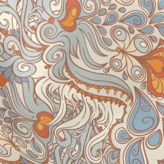 Gorgeous Water Drop Pattern Lightweight Cotton Poplin