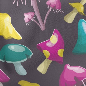 Magic Poison Mushroom Lightweight Cotton Poplin