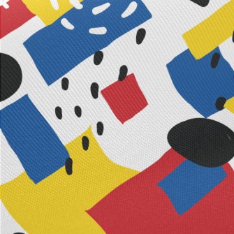 Large And Small Rectangles Midweight Cotton Poplin