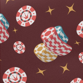 Three Color Crown Chips Midweight Cotton Poplin