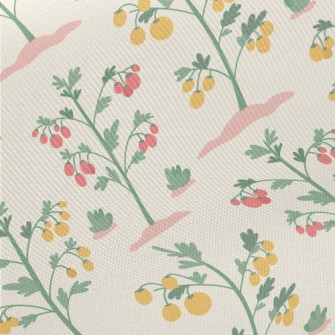 Cultivated Cherry Tomatoes Midweight Cotton Poplin
