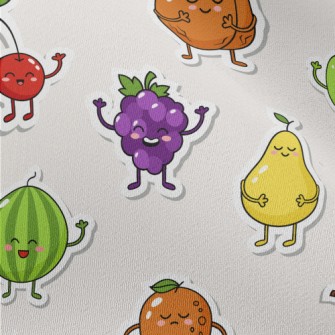Happy Fruit Stickers Chiffon