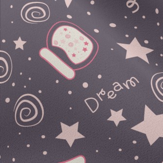 Hand Drawn Dream Night Chiffon