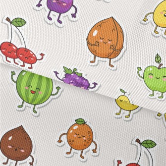 Happy Fruit Stickers Waterproof Oxford