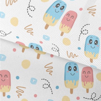 Happy Blue Pink Popsicle Waterproof Oxford