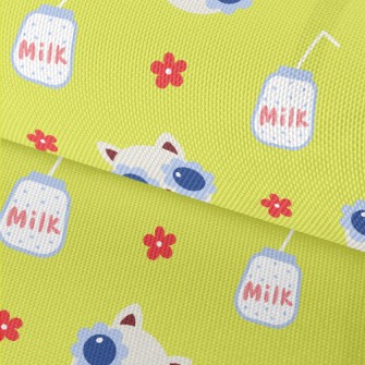 Cat With Flower Glasses Waterproof Oxford