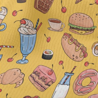 Hand Drawn Delicious Dishes Terry