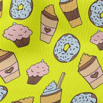 Doodle Milkshake And Donut Terry