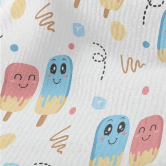 Happy Blue Pink Popsicle Terry